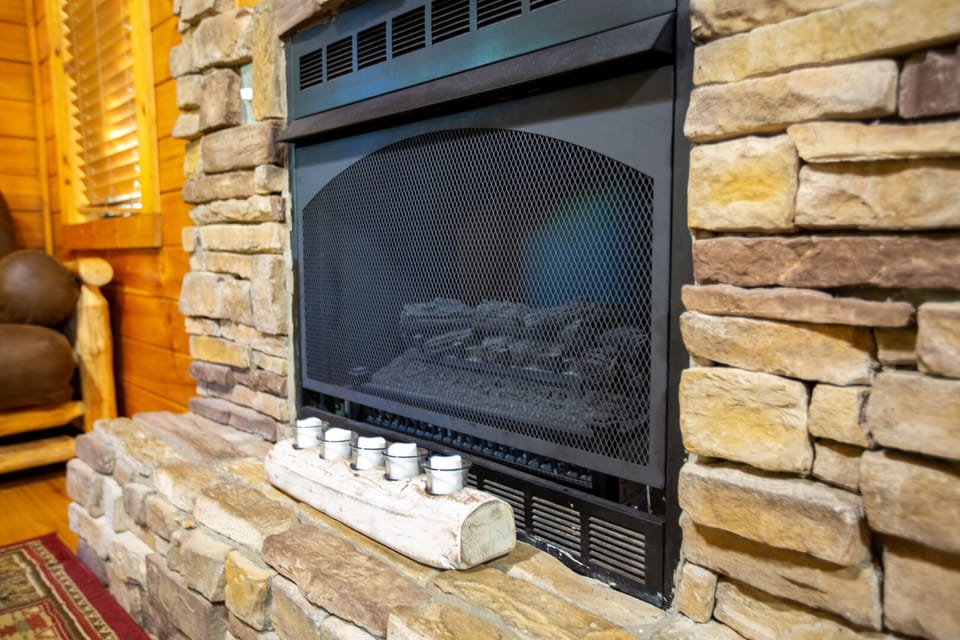 Warm up by the fire!