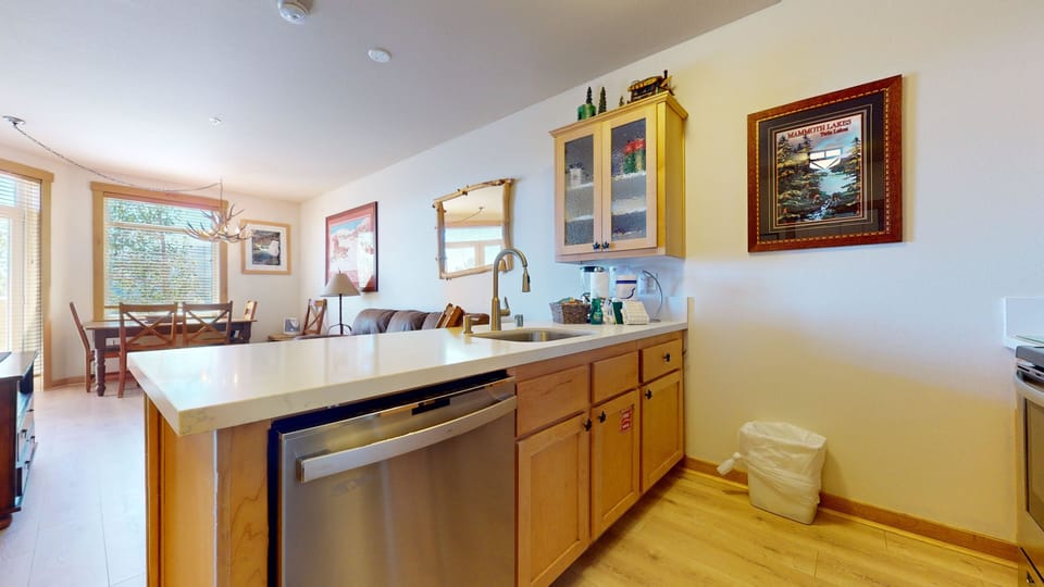 Indoors, Floor, Flooring, Kitchen, Sink