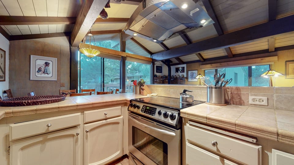 Room, Indoors, Kitchen, Oven, Kitchen Island