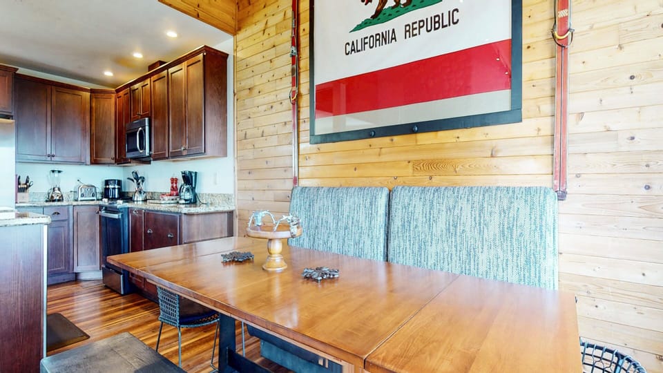 Indoors, Hardwood, Stained Wood, Kitchen, Appliance