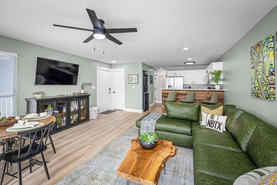 Comfortable living room to relax in.