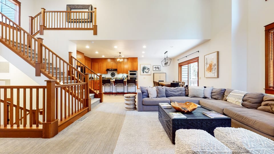 Furniture, Indoors, Living Room, House, Staircase
