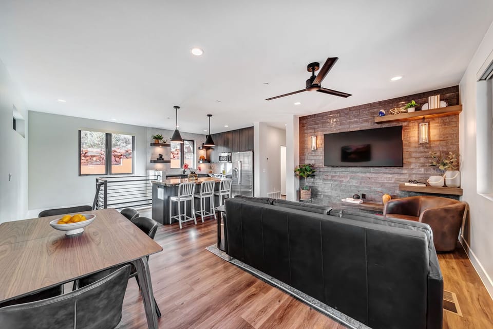 Living room and Kitchen