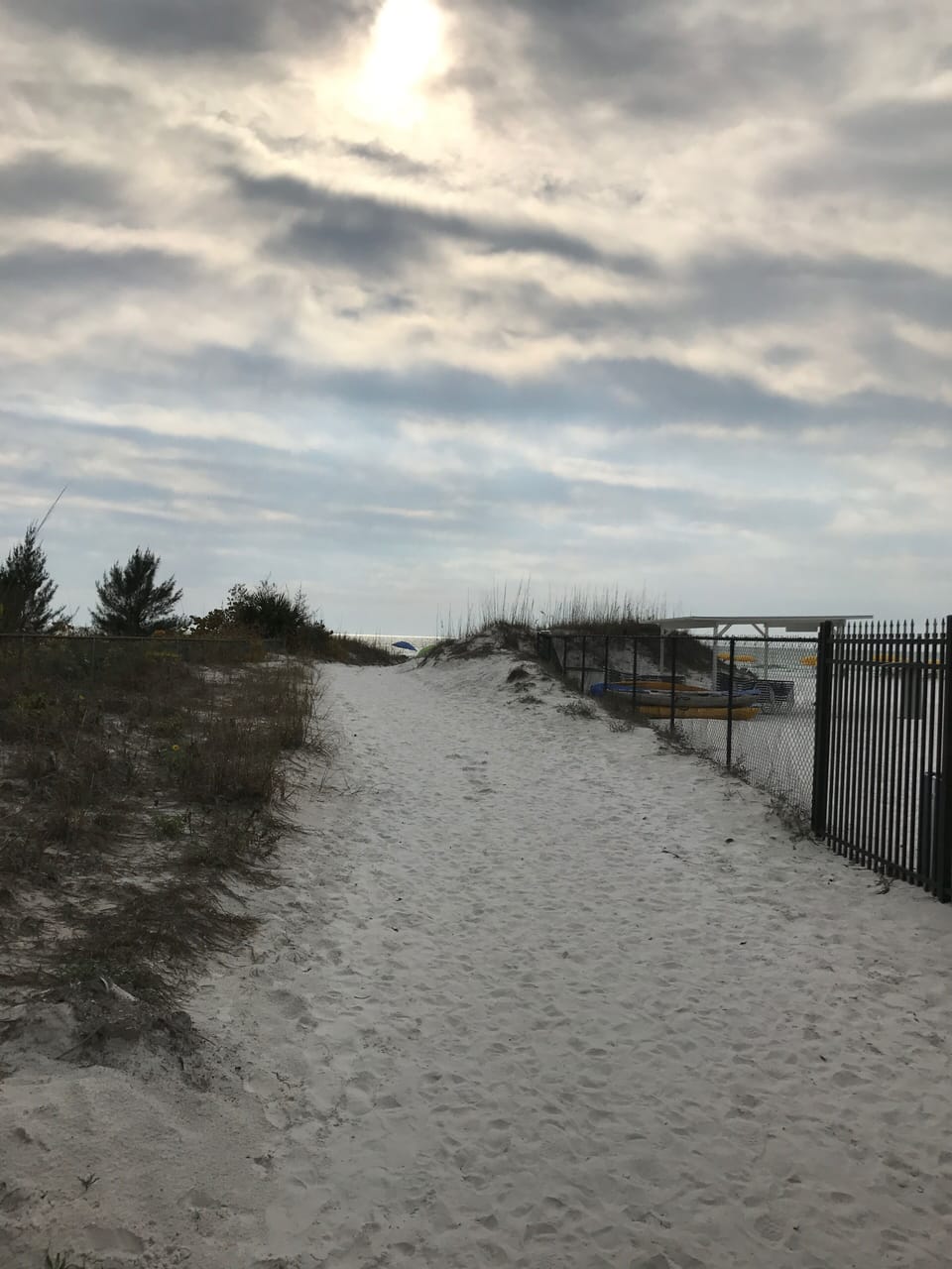Entrance to the beach