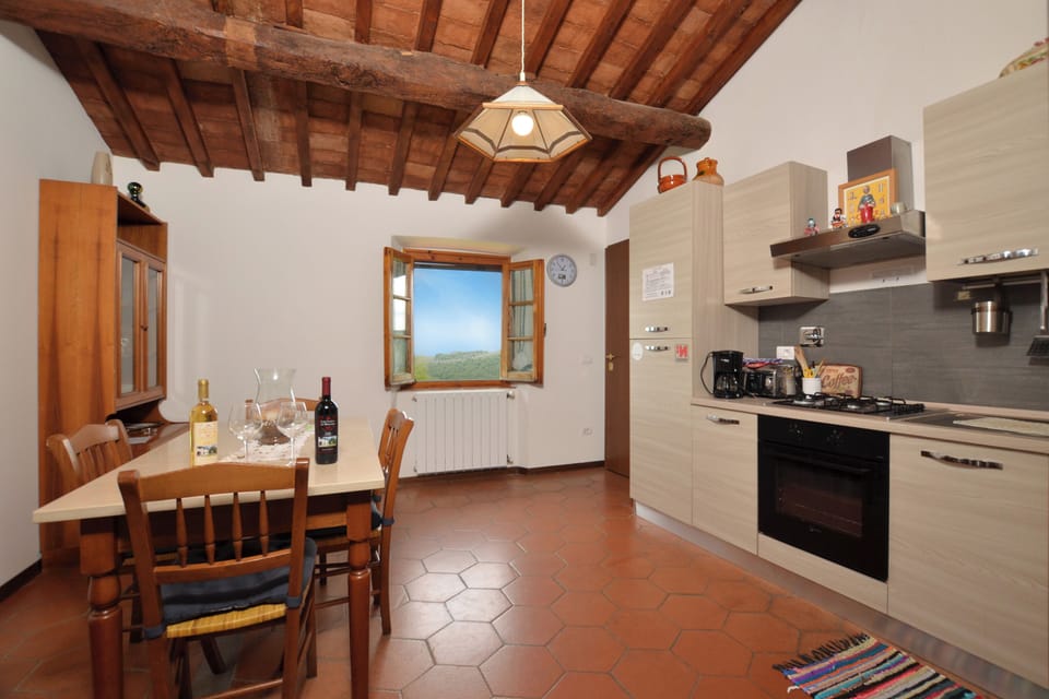 Kitchen and dining area