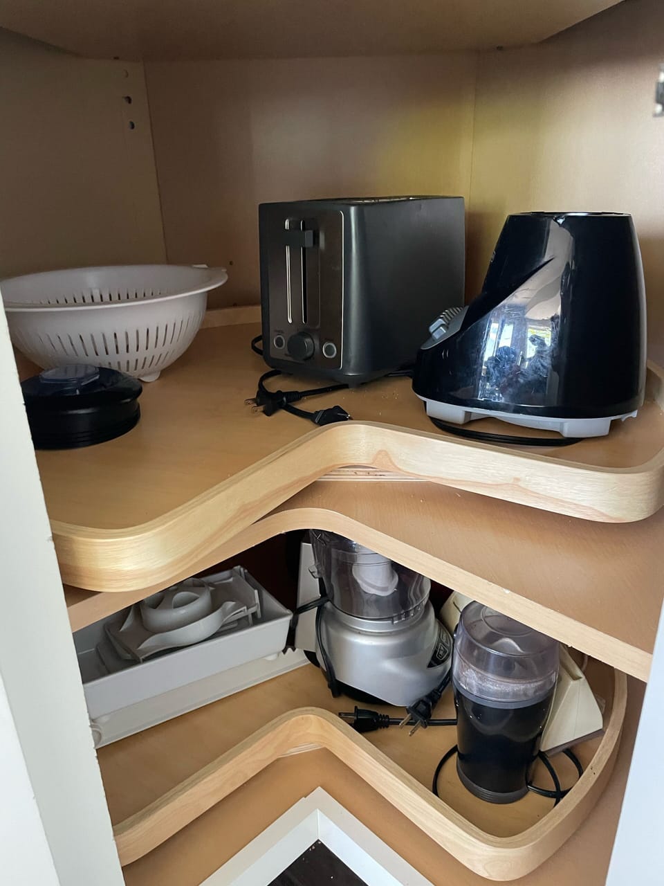 Utensils in kitchen small appliances 