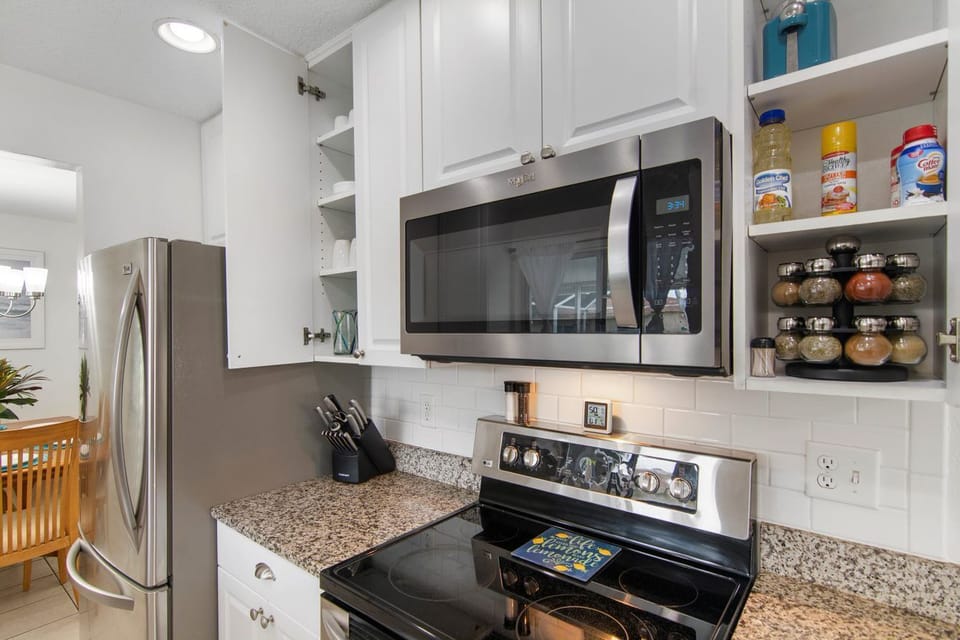 fully stocked kitchen for up to 6 guests