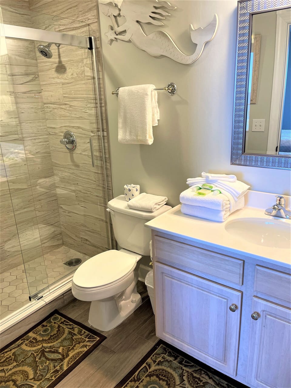 Upgraded Bathroom 2 with shower