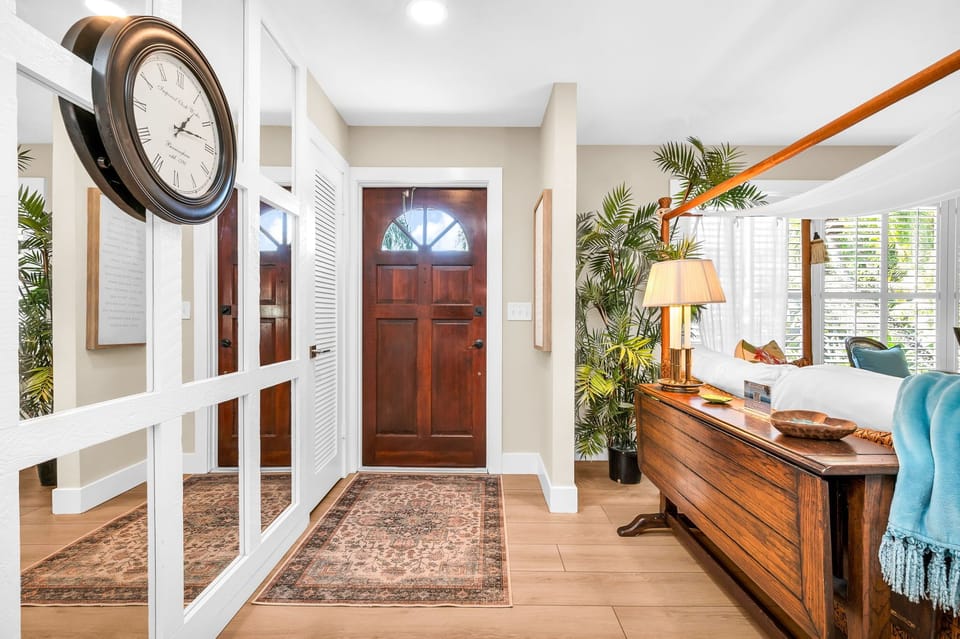The space is perfect for entertaining.