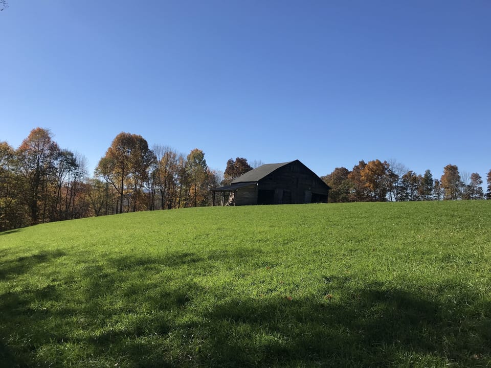 our barn across from the house