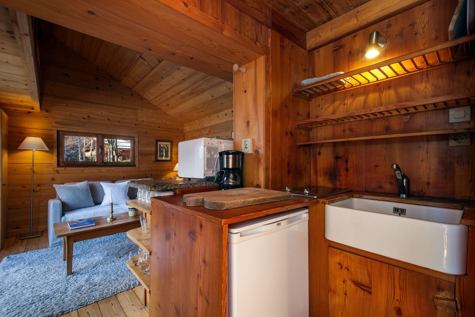 Mazot Les Tines open plan living