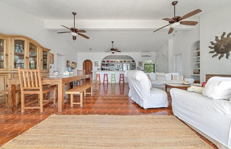 Living Room into Kitchen