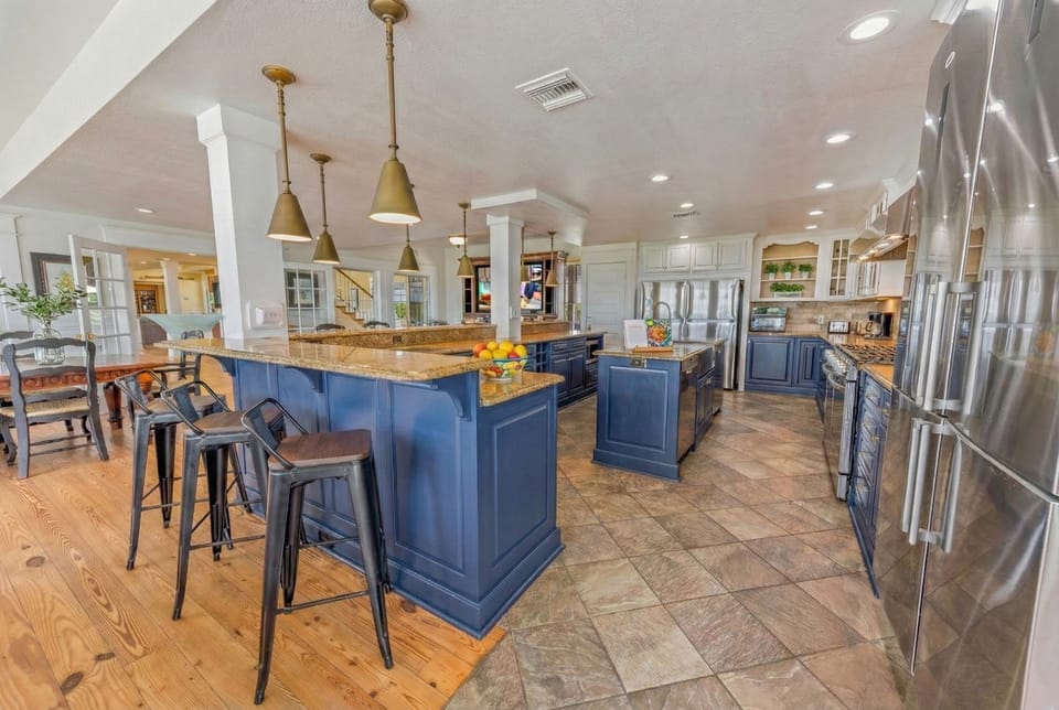 Luxury Oceanfront Sitting Area with Panoramic Atlantic Views — One of Multiple Living Spaces | The Mark Twain 18-Bedroom Estate, Outer Banks