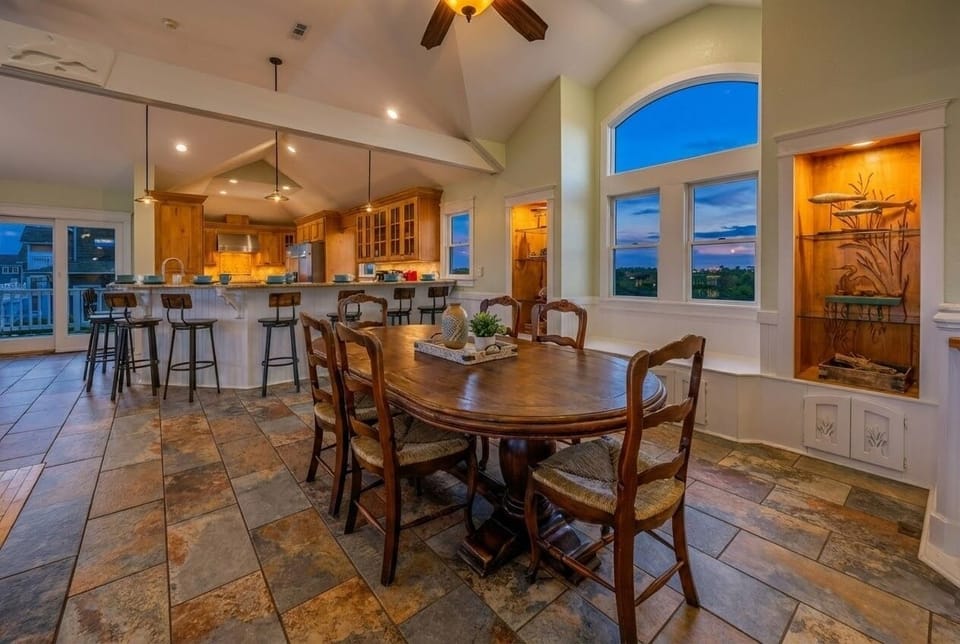 Dining room with panoramic ocean views — savor exquisite meals while the Atlantic provides a magnificent natural backdrop
