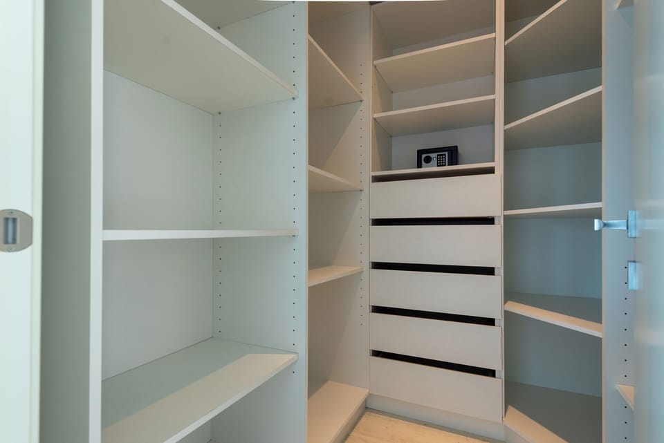 walk in closet in the bedroom 1
