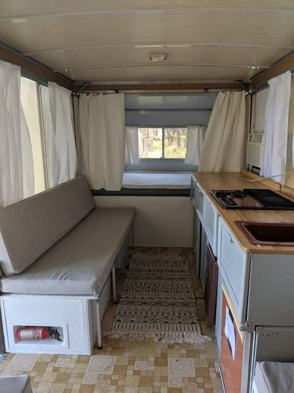 Interior of Camper