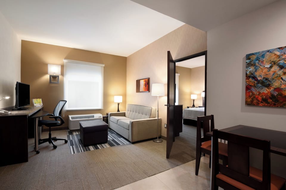 Suite, 1 Bedroom, Non Smoking | In-room safe, desk, laptop workspace, blackout drapes