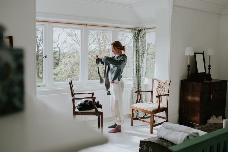 All the bedrooms have room for storing clothes - and for trying them on! 