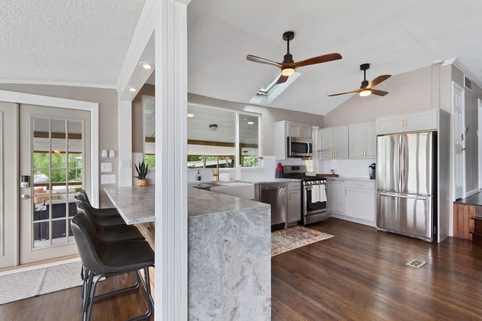 Kitchen with Entertaining Bar Area