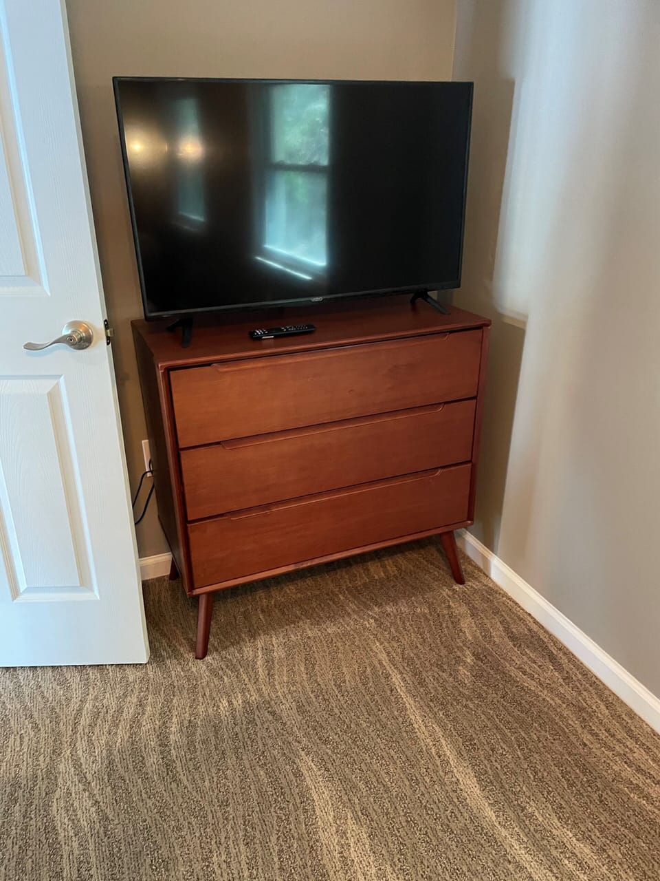 Bedroom #3 with 40 Inch Smart TV and Dresser 