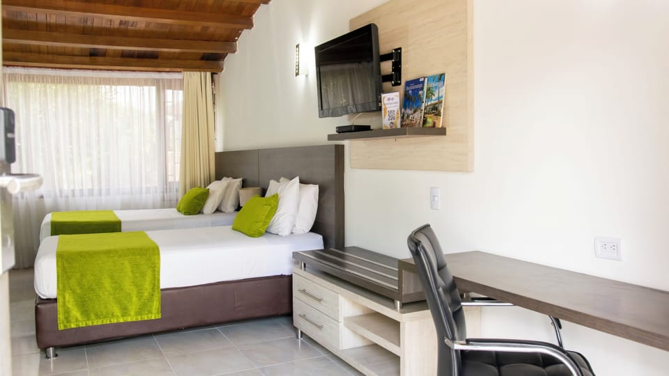 Premium bedding, in-room safe, desk, laptop workspace