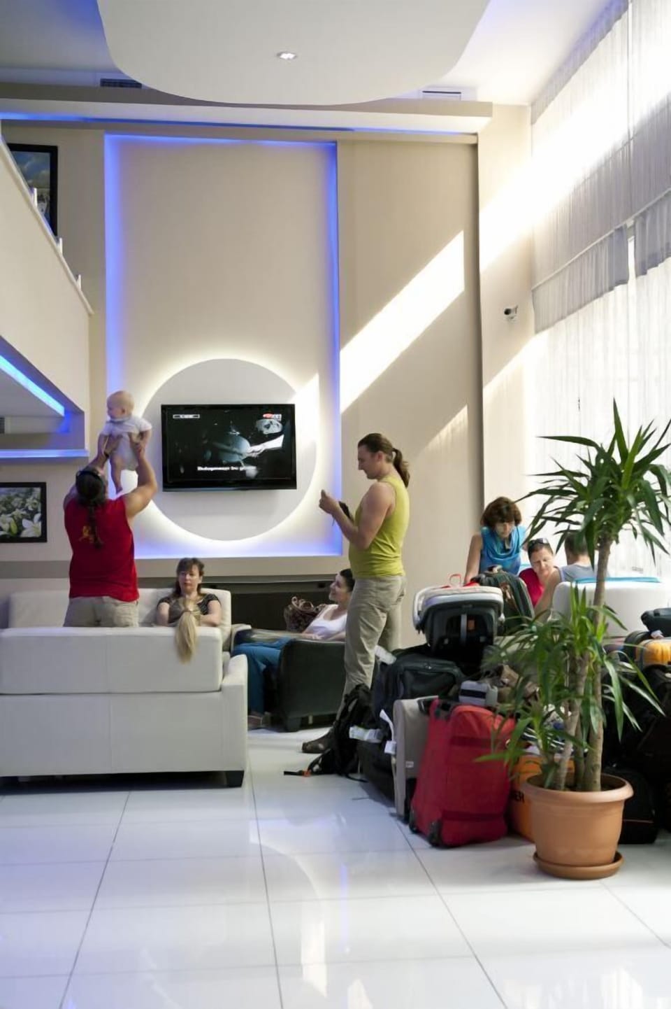 Lobby sitting area