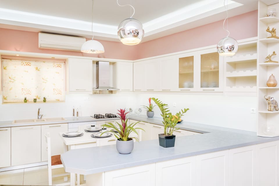 Apartment | Private kitchen | Full-size fridge, microwave, oven, stovetop