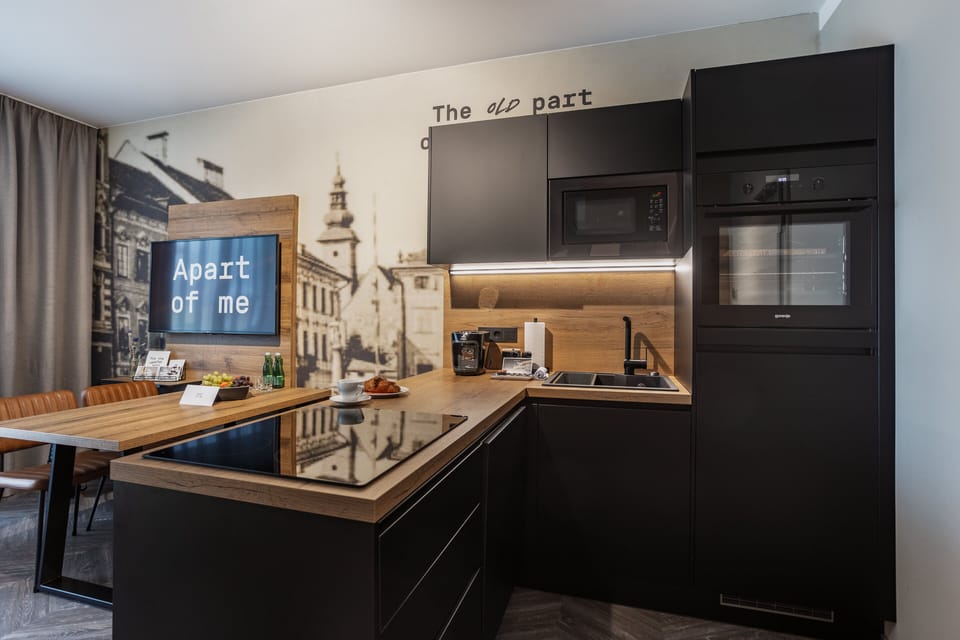 Business Plus Apartment (including final cleaning fee 52,00 EUR) | Private kitchen | Espresso maker, coffee/tea maker, electric kettle