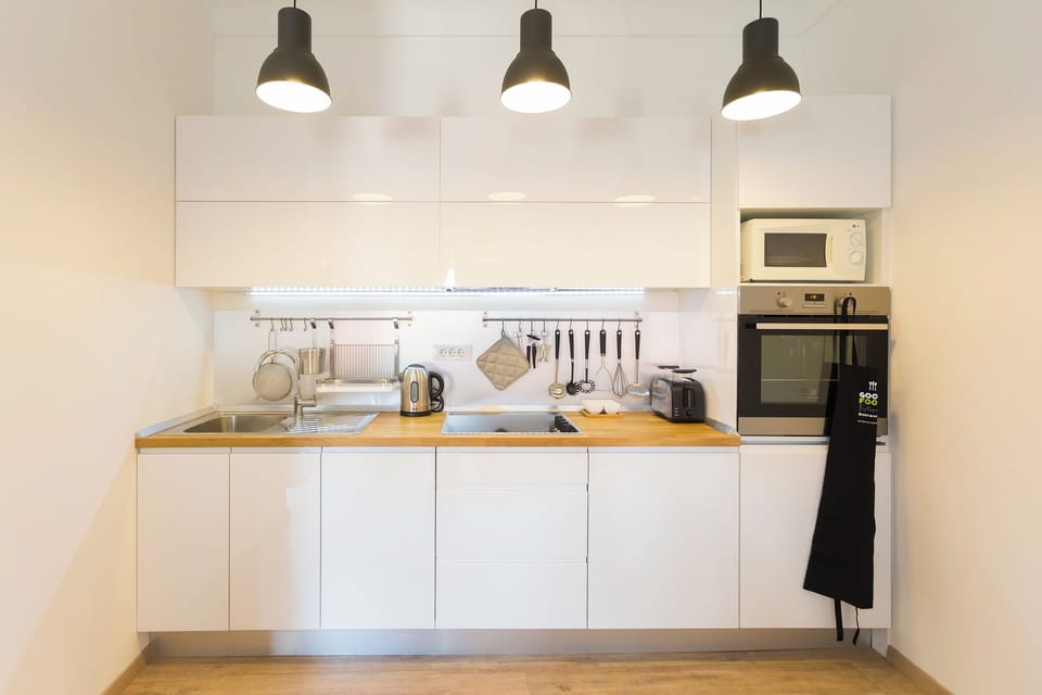 Apartment (Two Bedroom Apartment) | Private kitchen | Fridge