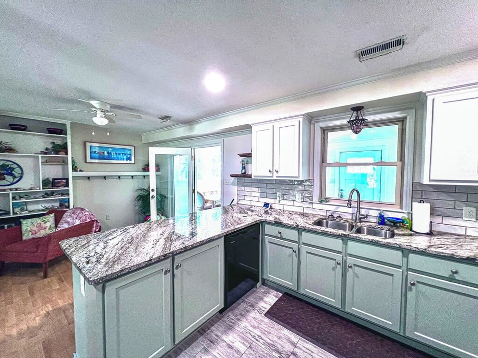 Well stocked kitchen!  Also, ck us out on fb!