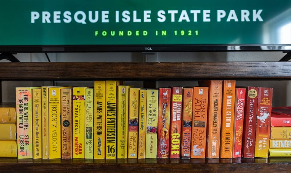 Catch up on some reading during your downtime.
