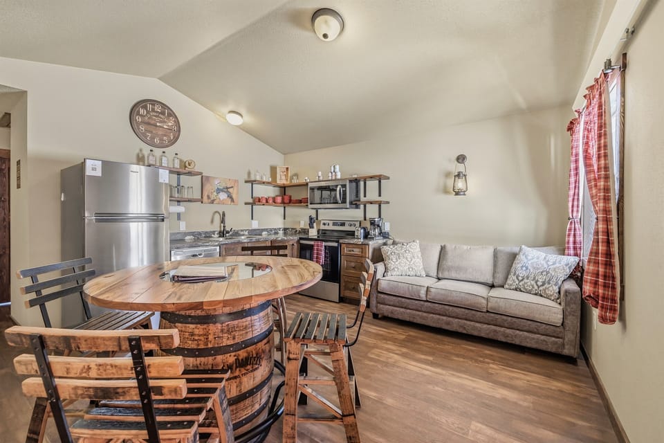 Dining Kitchen Living Area