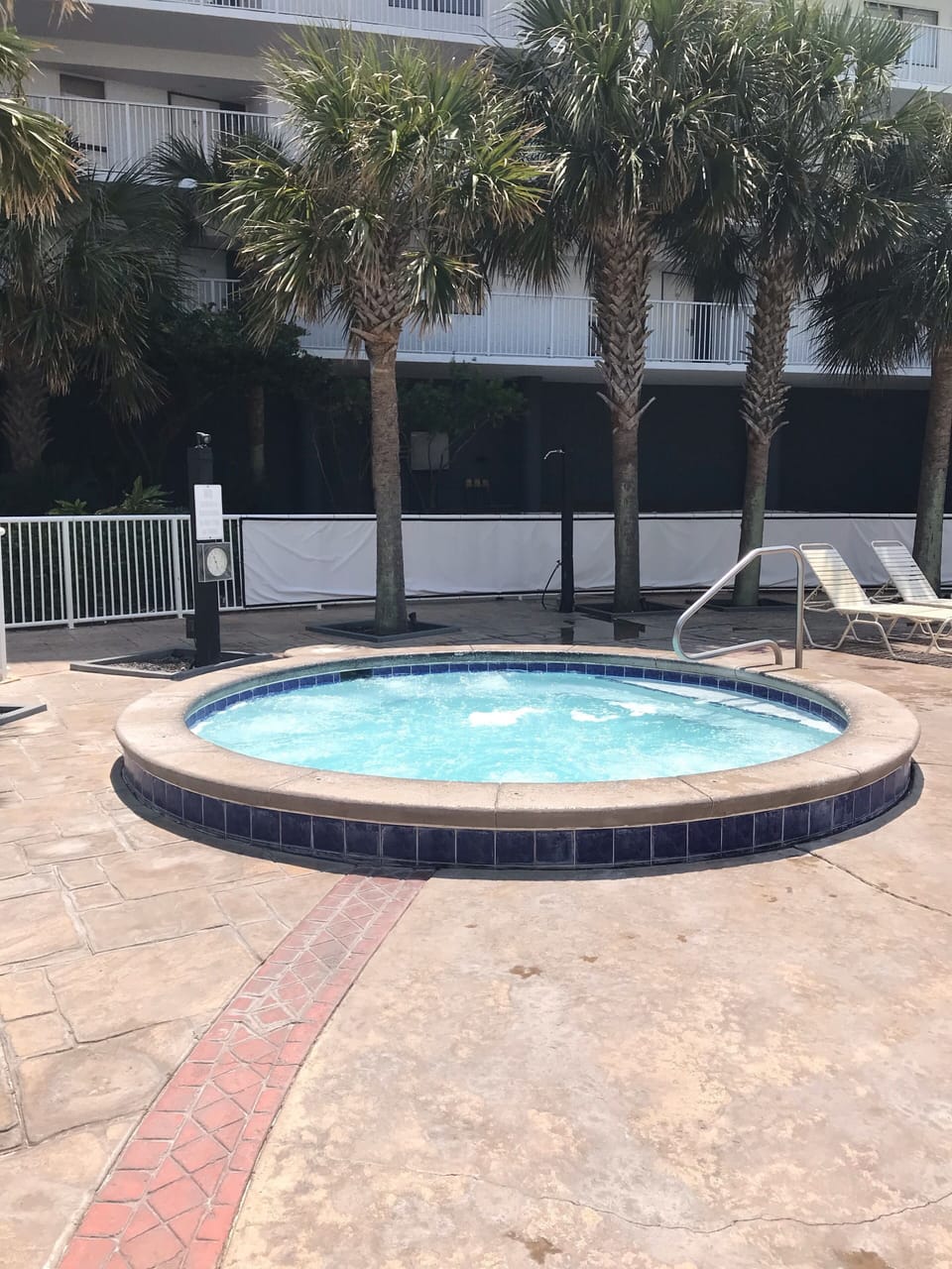 Hot tub at main pool