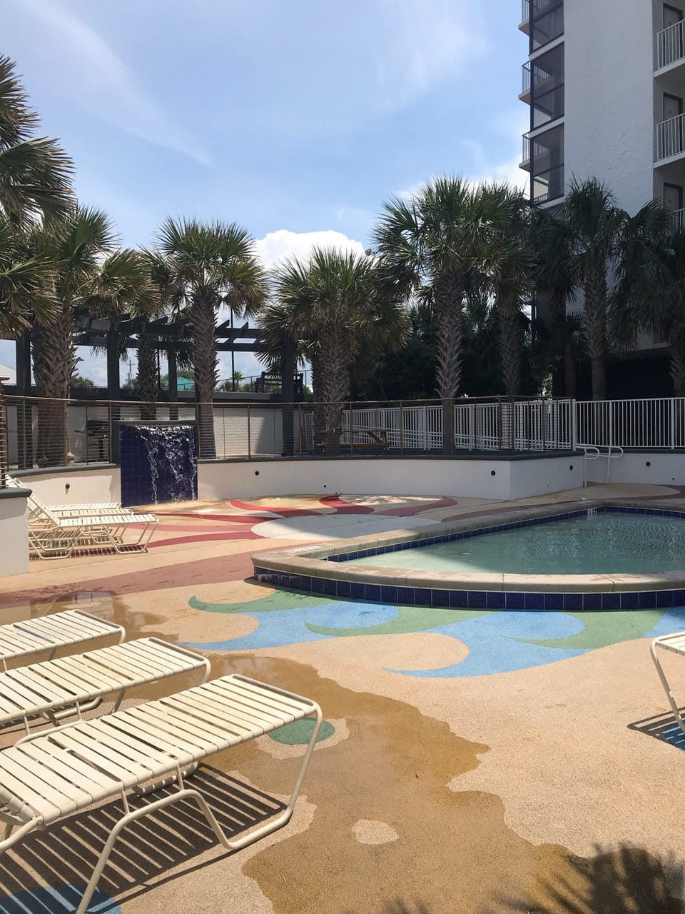 Splash pool at main pool