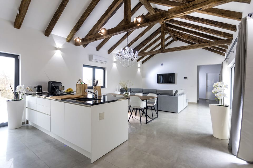 Villa, 3 Bedrooms, Private Pool, Sea View | Living room