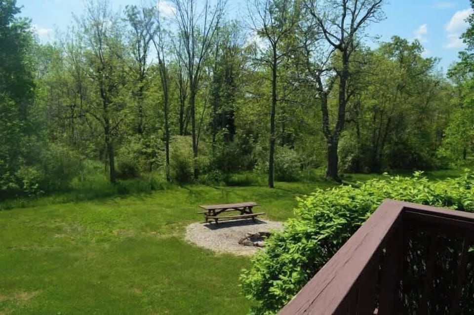Firepit and Picnic Table