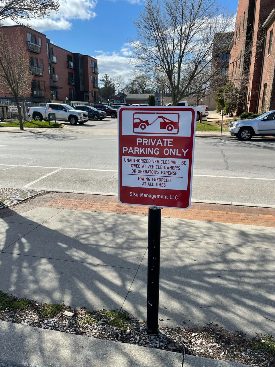 No on site parking so we rent a spot for your convenience. 