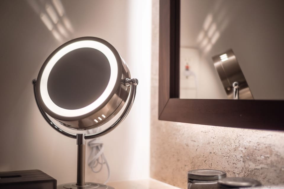 Eco-friendly toiletries, hair dryer, bathrobes, slippers