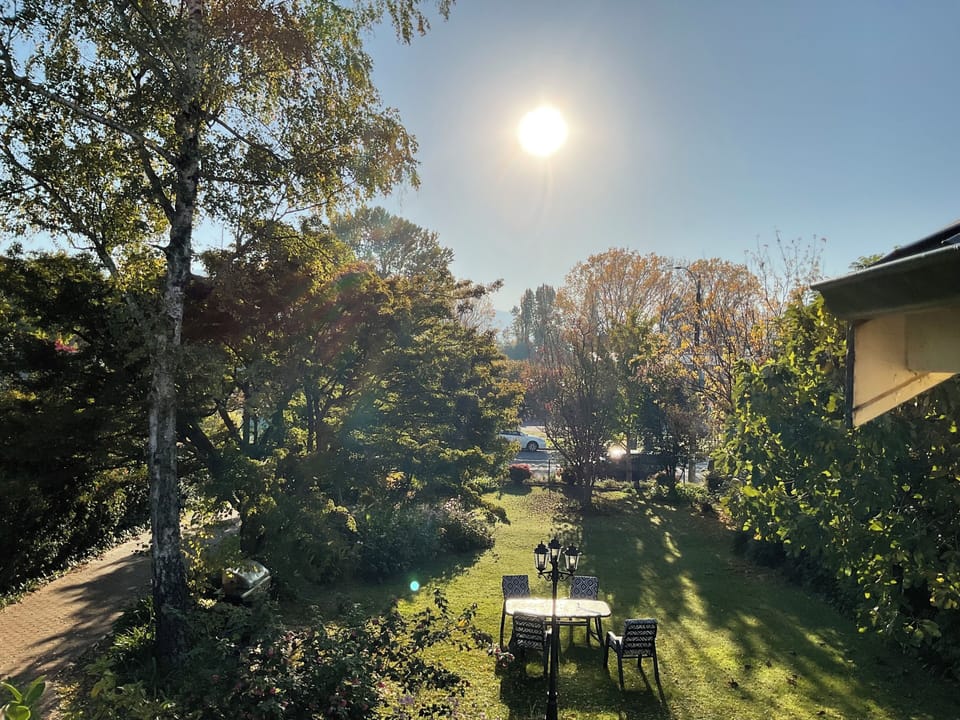 Our garden with BBQ, beautiful place to relax