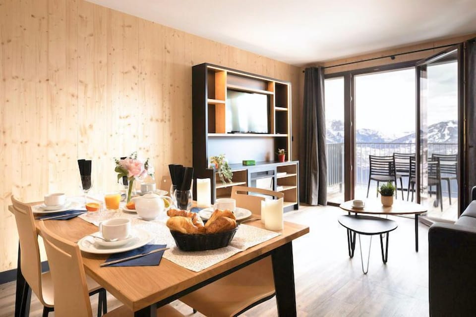 Settle into the dining area and enjoy a nice meal.