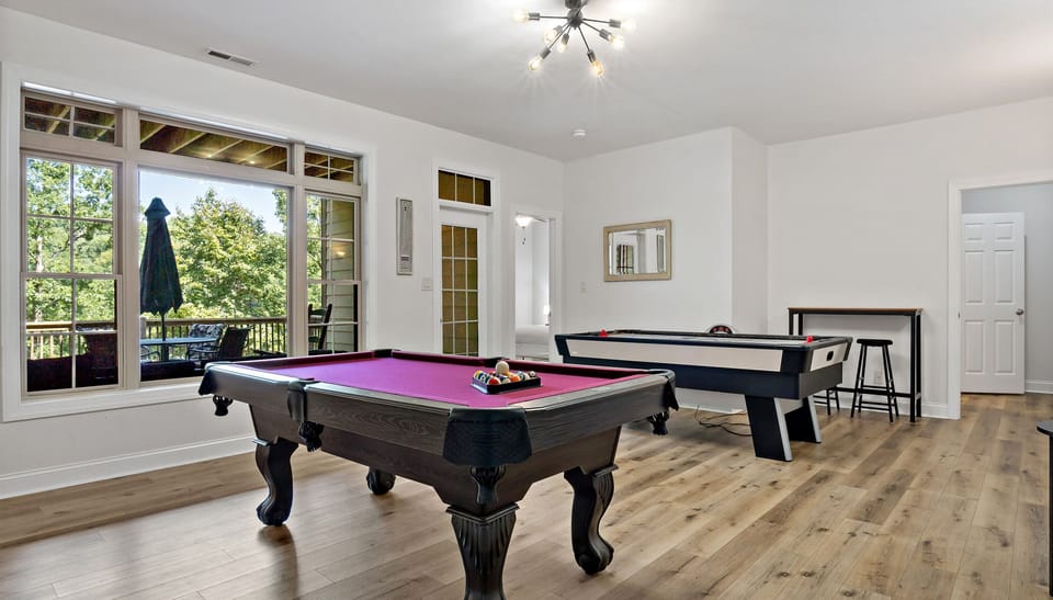 Lower level game room additional view