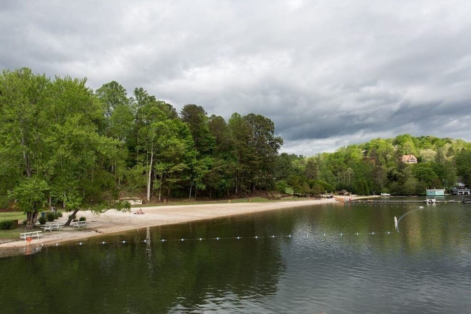 The beach at Rumbling Bald
