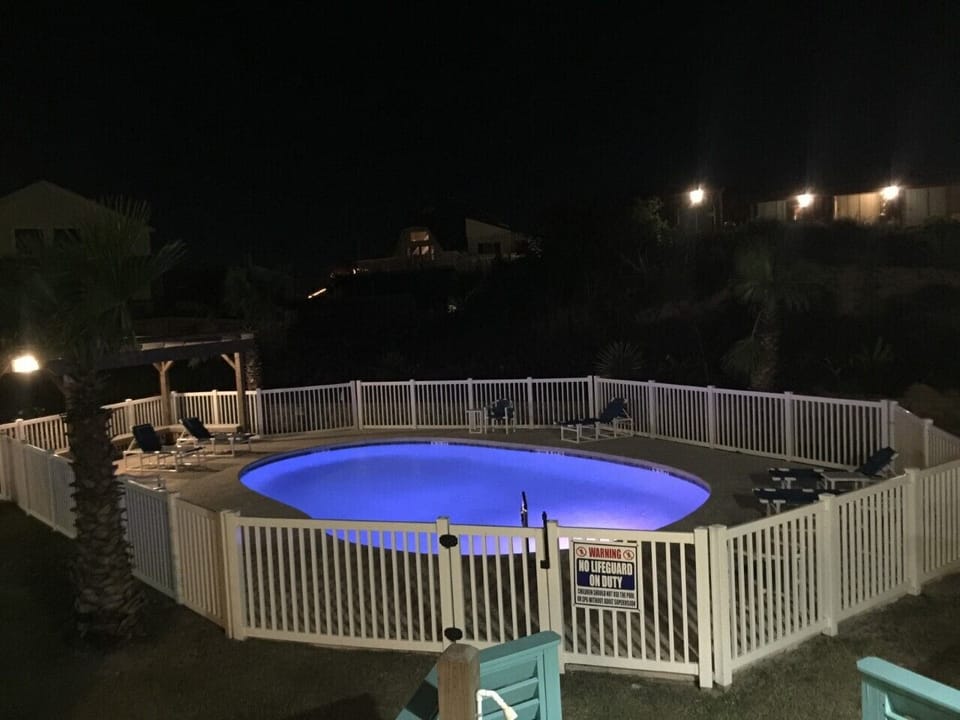 And whats better than a cool swim at night?