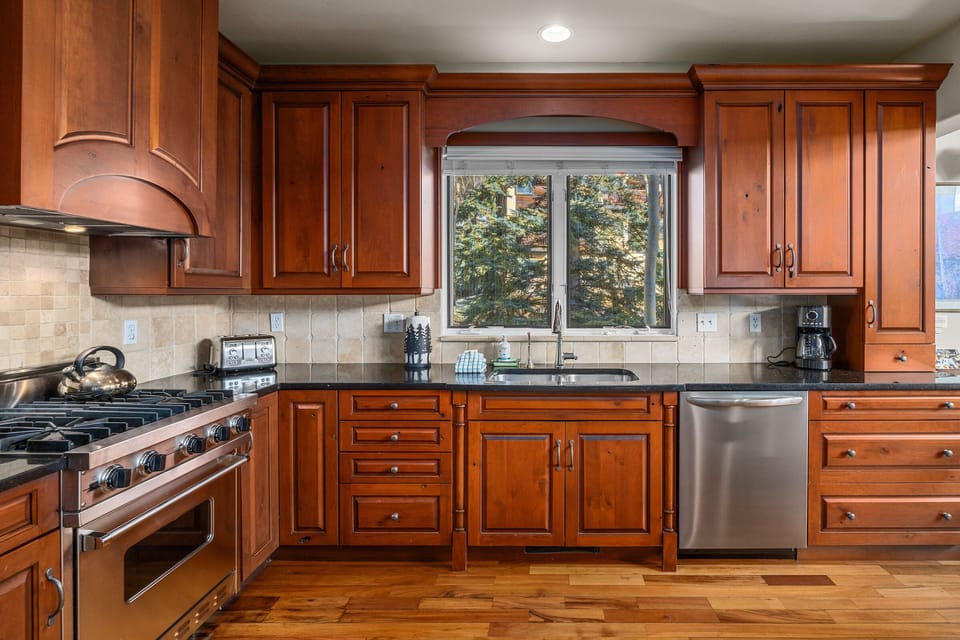Large working kitchen