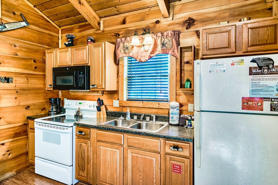 Whip up a home cooked meal in our fully stocked kitchen!