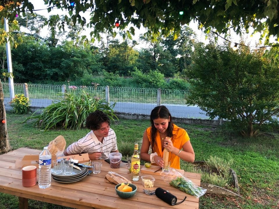 Outdoor dining