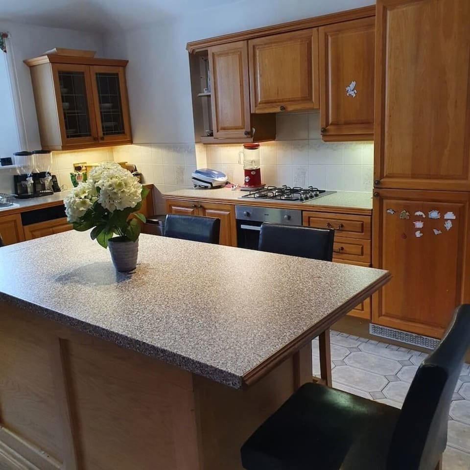 House | Private kitchen | Fridge, microwave, oven, stovetop