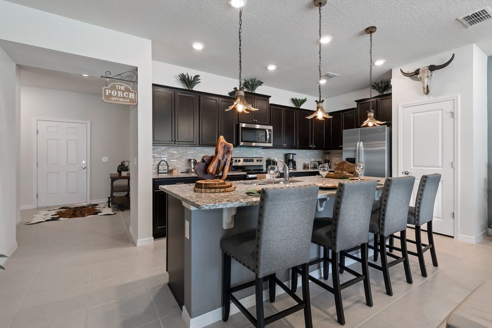View 3 of Fantastic Kitchen with Barstool Seating