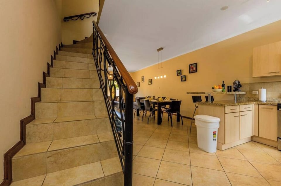 Stairs to the first floor.