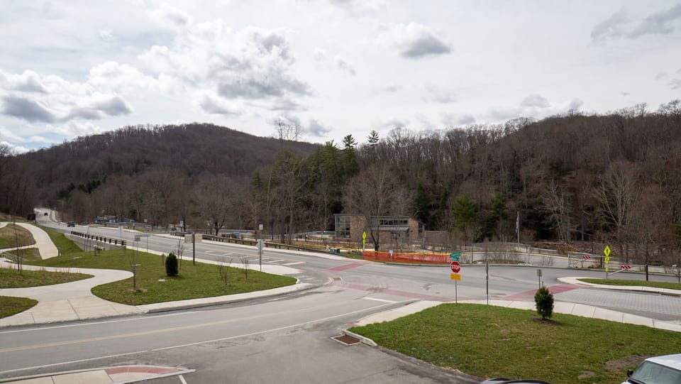 Outside urban view of the Lodge.